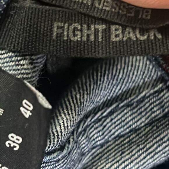 THE HUNDREDS PLAID‎ MEN DEMIN PANTS SIZE 32 - Picture 9 of 11